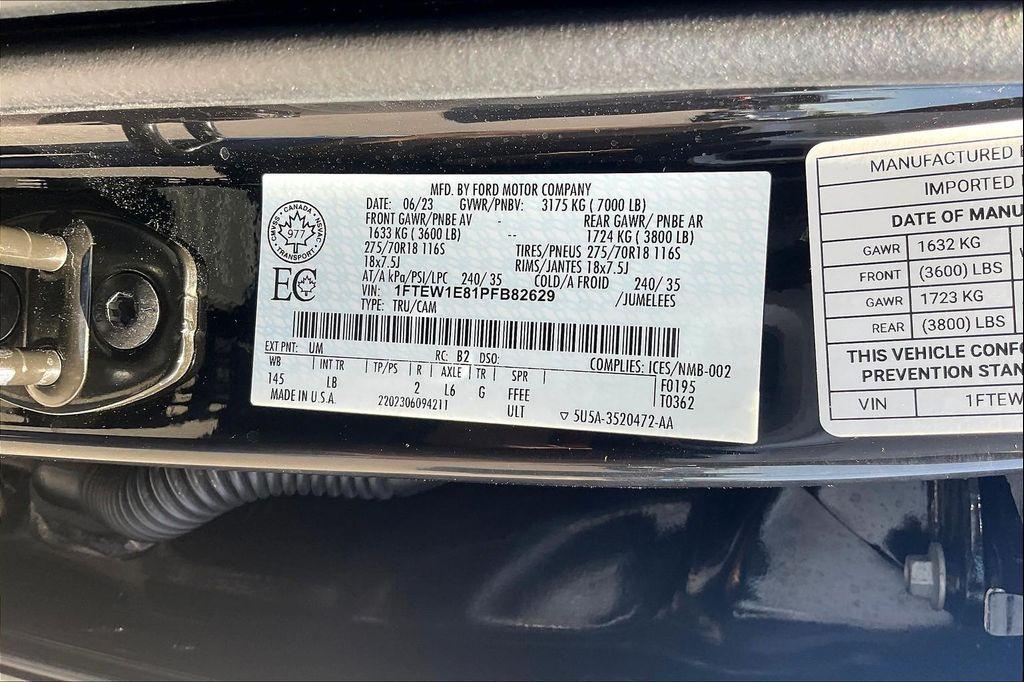 used 2023 Ford F-150 car, priced at $51,037
