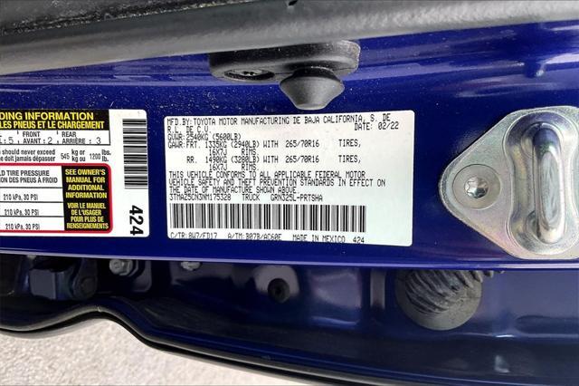 used 2022 Toyota Tacoma car