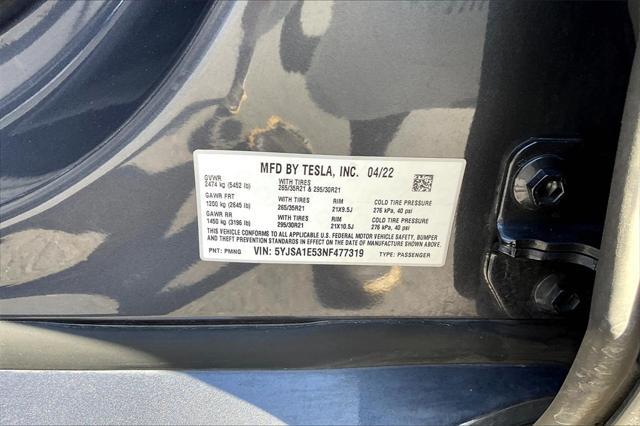 used 2022 Tesla Model S car, priced at $43,412