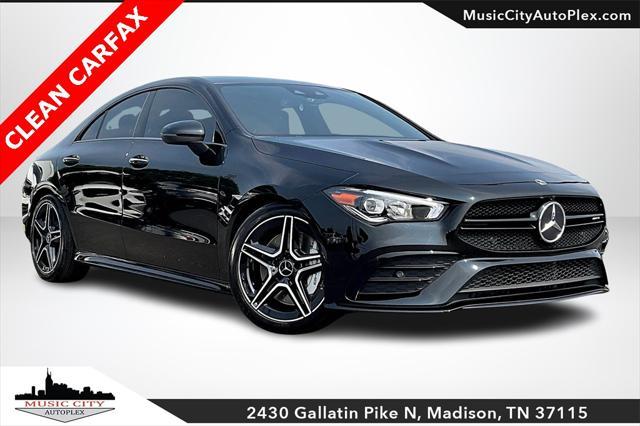 used 2022 Mercedes-Benz AMG CLA 35 car, priced at $29,596