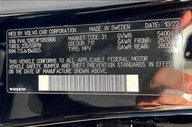 used 2023 Volvo XC60 car, priced at $29,836
