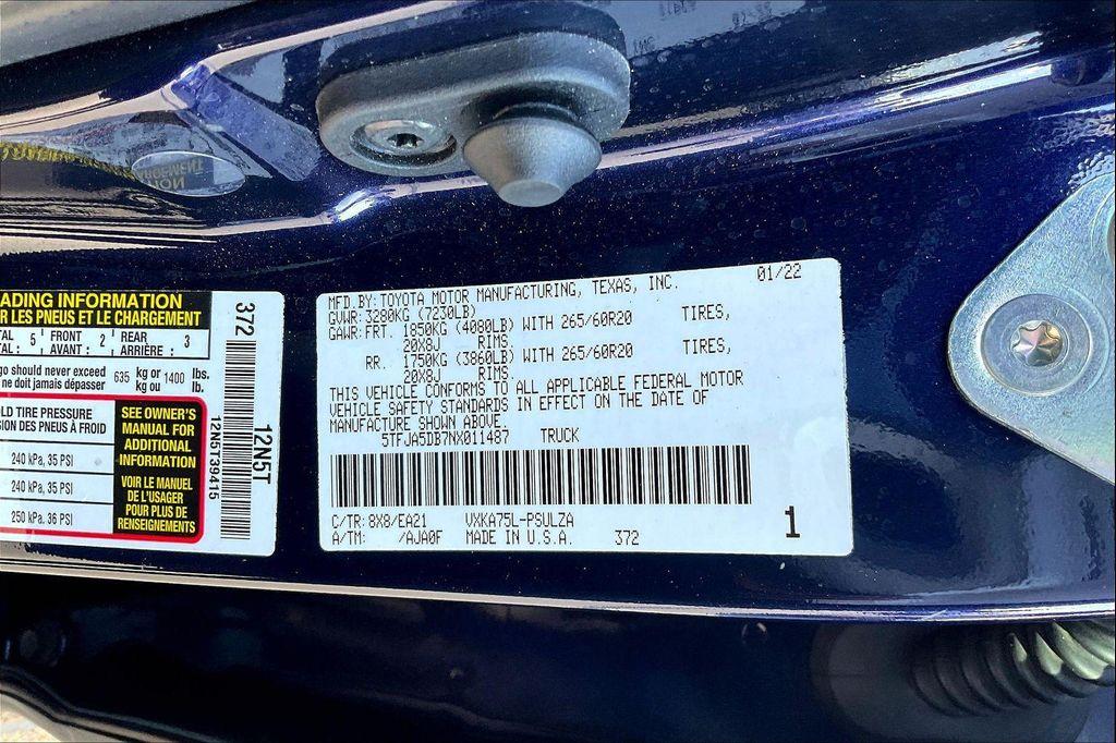 used 2022 Toyota Tundra car