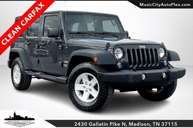 used 2017 Jeep Wrangler Unlimited car, priced at $17,904