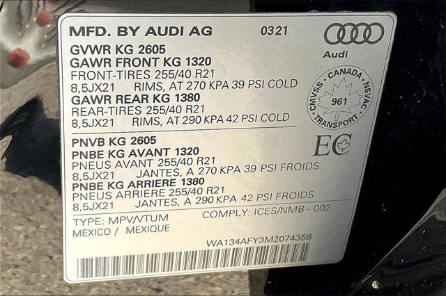 used 2021 Audi SQ5 car, priced at $39,497