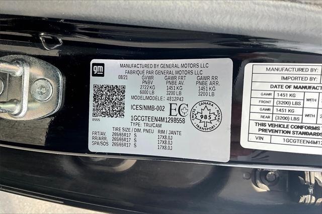 used 2021 Chevrolet Colorado car, priced at $37,811