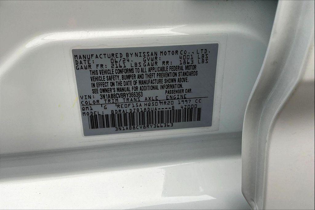 used 2024 Nissan Sentra car, priced at $21,606