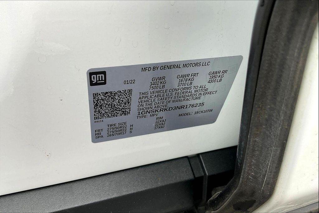 used 2022 Chevrolet Tahoe car, priced at $55,159