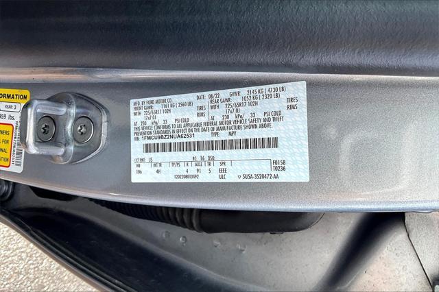 used 2022 Ford Escape car, priced at $18,596