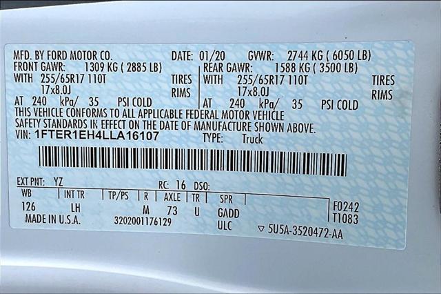 used 2020 Ford Ranger car, priced at $20,480