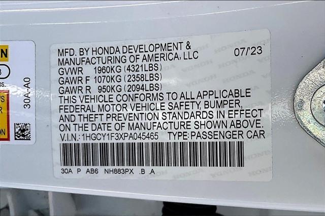 used 2023 Honda Accord car, priced at $23,443