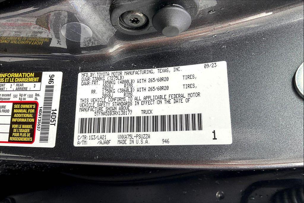 used 2024 Toyota Tundra car, priced at $57,150