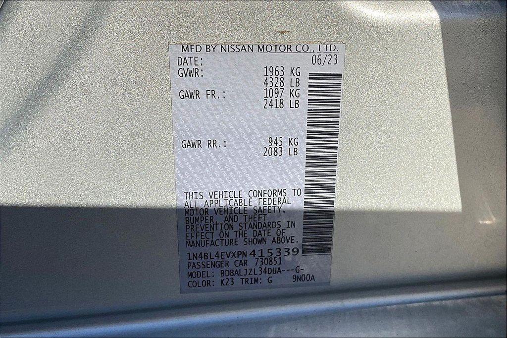 used 2023 Nissan Altima car, priced at $23,625