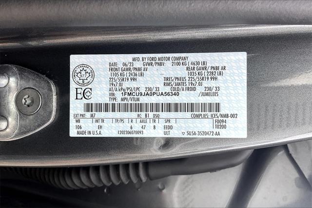 used 2023 Ford Escape car, priced at $27,400
