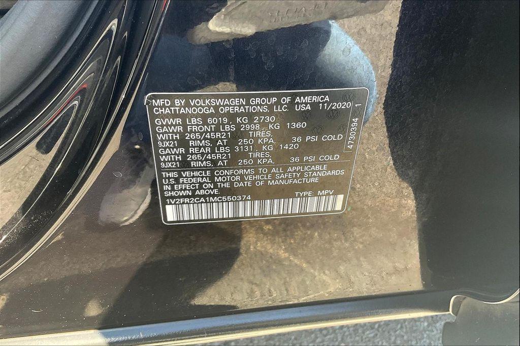 used 2021 Volkswagen Atlas car, priced at $26,479