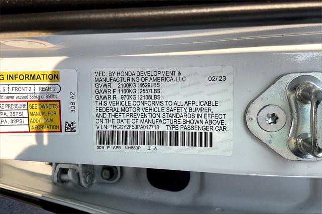 used 2023 Honda Accord Hybrid car, priced at $25,444