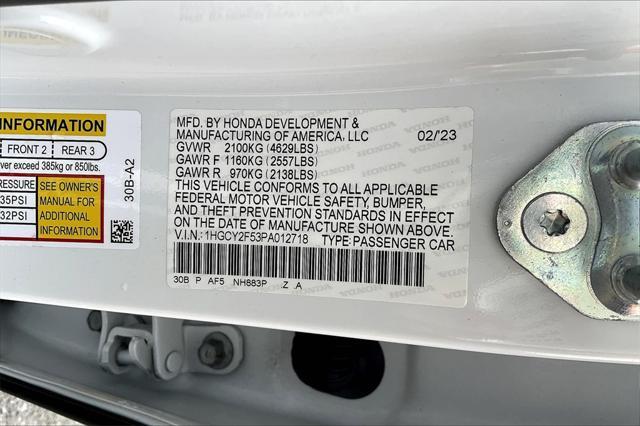 used 2023 Honda Accord Hybrid car, priced at $23,481