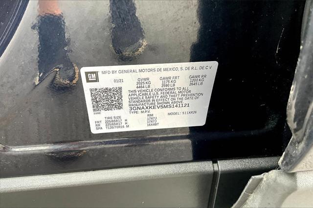 used 2021 Chevrolet Equinox car, priced at $18,223
