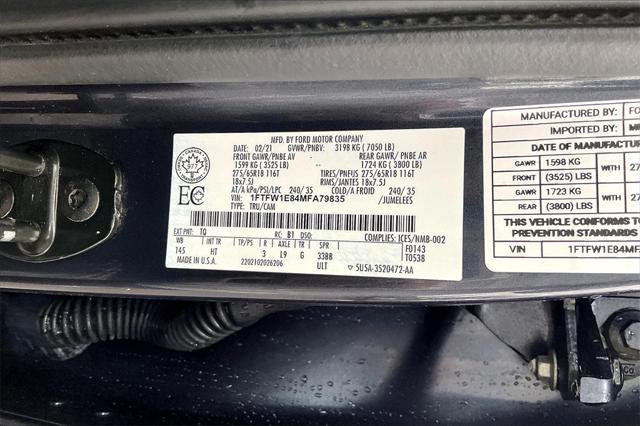 used 2021 Ford F-150 car