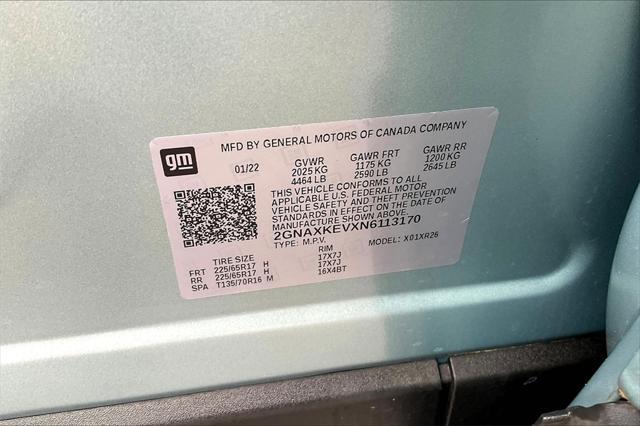 used 2022 Chevrolet Equinox car, priced at $18,172