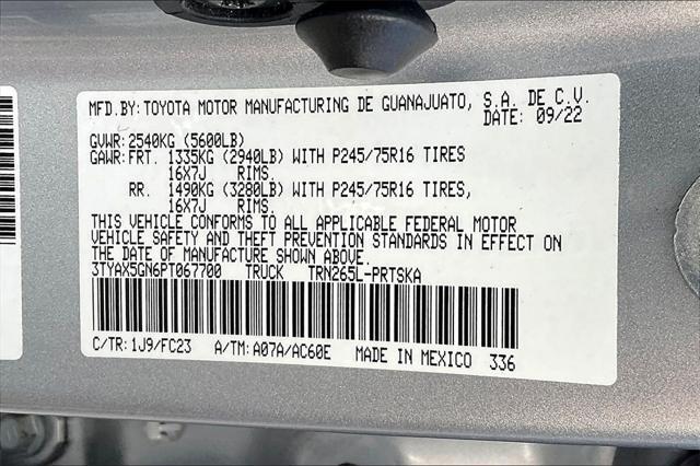 used 2023 Toyota Tacoma car, priced at $30,430