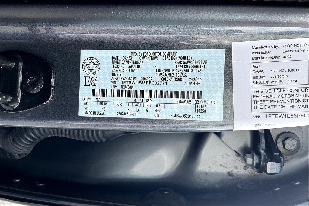 used 2023 Ford F-150 car, priced at $48,586