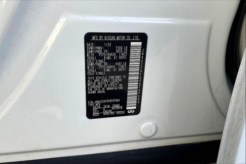 used 2023 INFINITI QX80 car, priced at $39,154