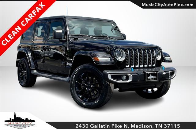 used 2023 Jeep Wrangler 4xe car, priced at $27,375