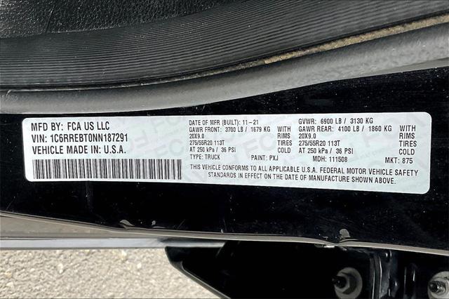used 2022 Ram 1500 car, priced at $27,377