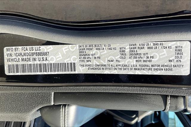 used 2023 Jeep Grand Cherokee L car, priced at $34,478