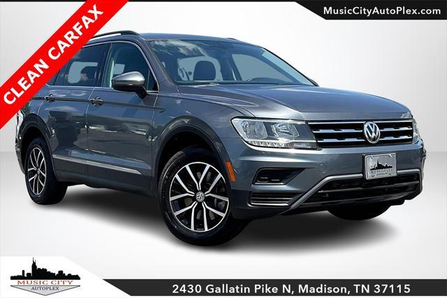 used 2021 Volkswagen Tiguan car, priced at $17,217