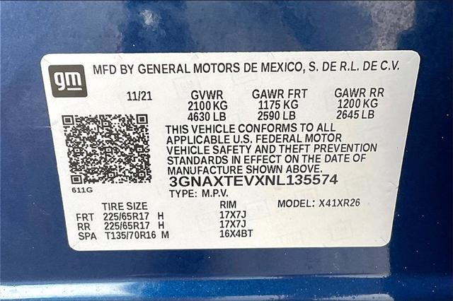 used 2022 Chevrolet Equinox car, priced at $20,391