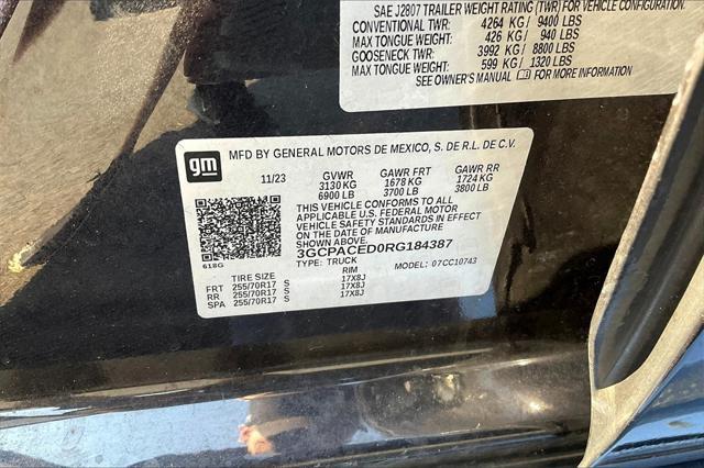 used 2024 Chevrolet Silverado 1500 car, priced at $39,010