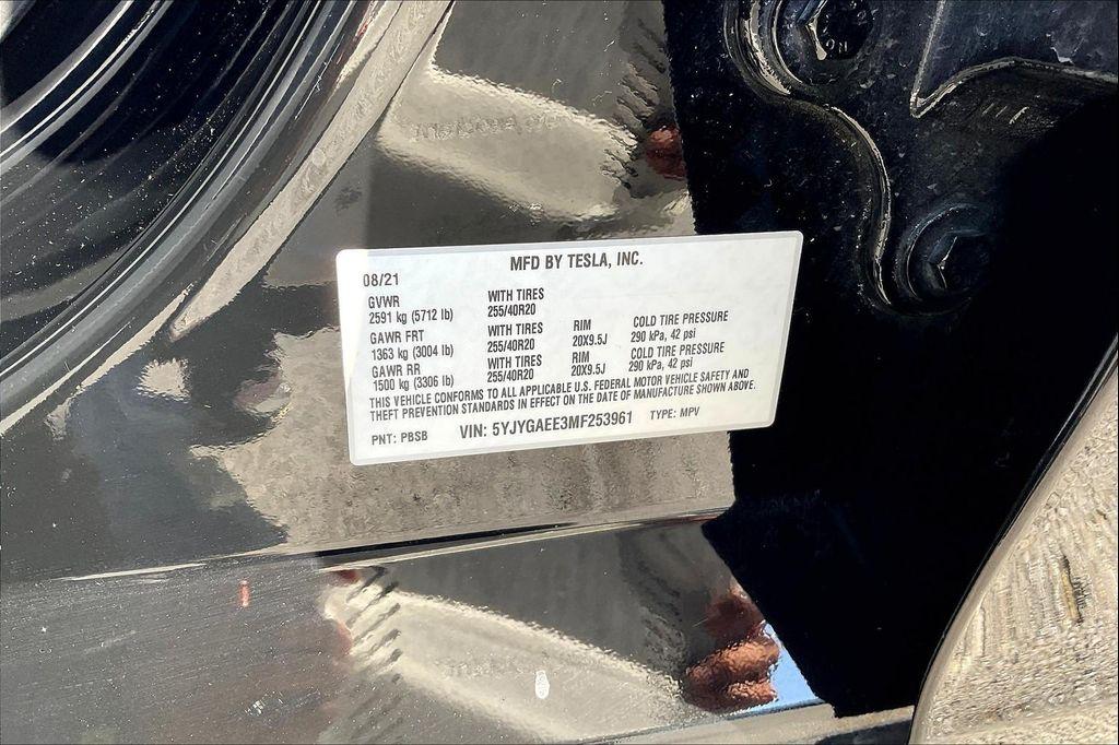 used 2021 Tesla Model Y car, priced at $29,197