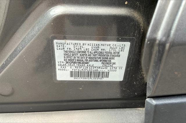 used 2021 Nissan Kicks car, priced at $15,522
