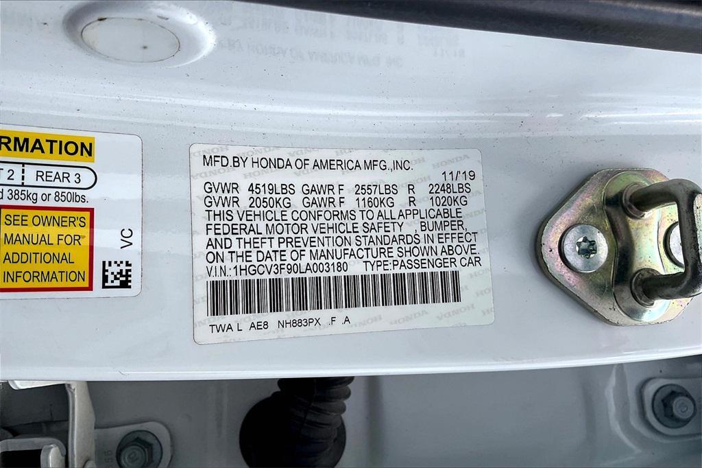 used 2020 Honda Accord Hybrid car, priced at $19,929