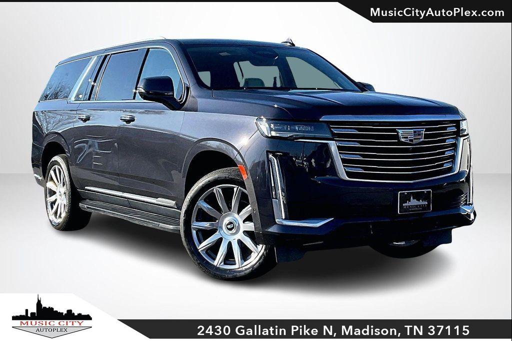 used 2023 Cadillac Escalade ESV car, priced at $76,527