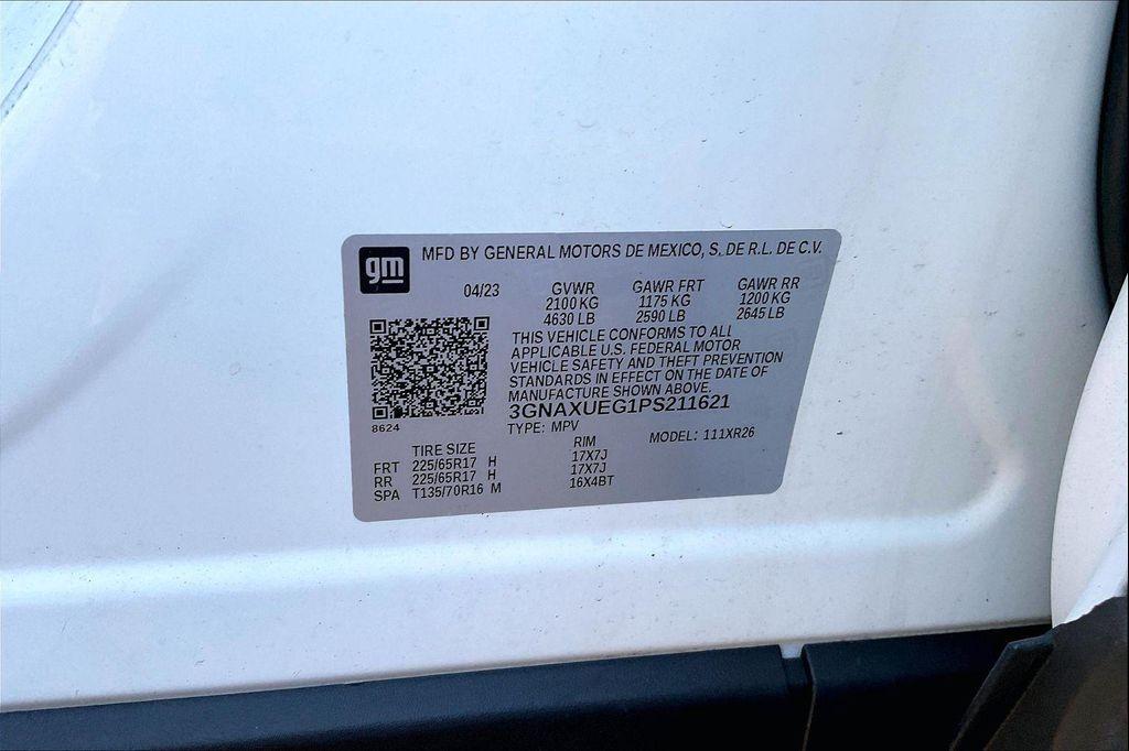 used 2023 Chevrolet Equinox car, priced at $21,807