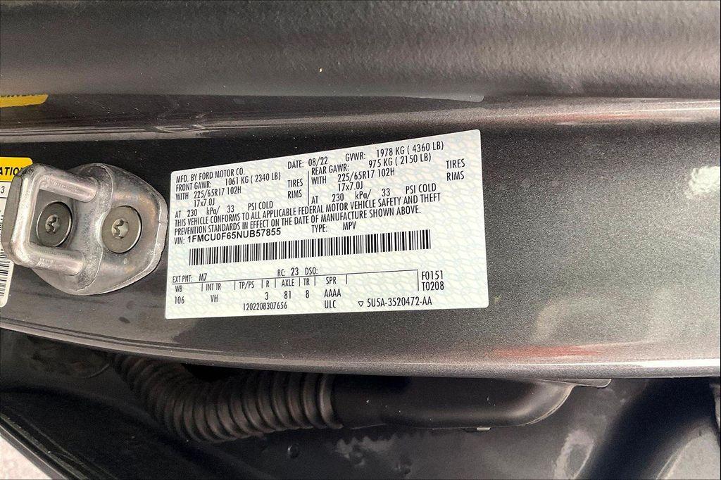 used 2022 Ford Escape car, priced at $18,831