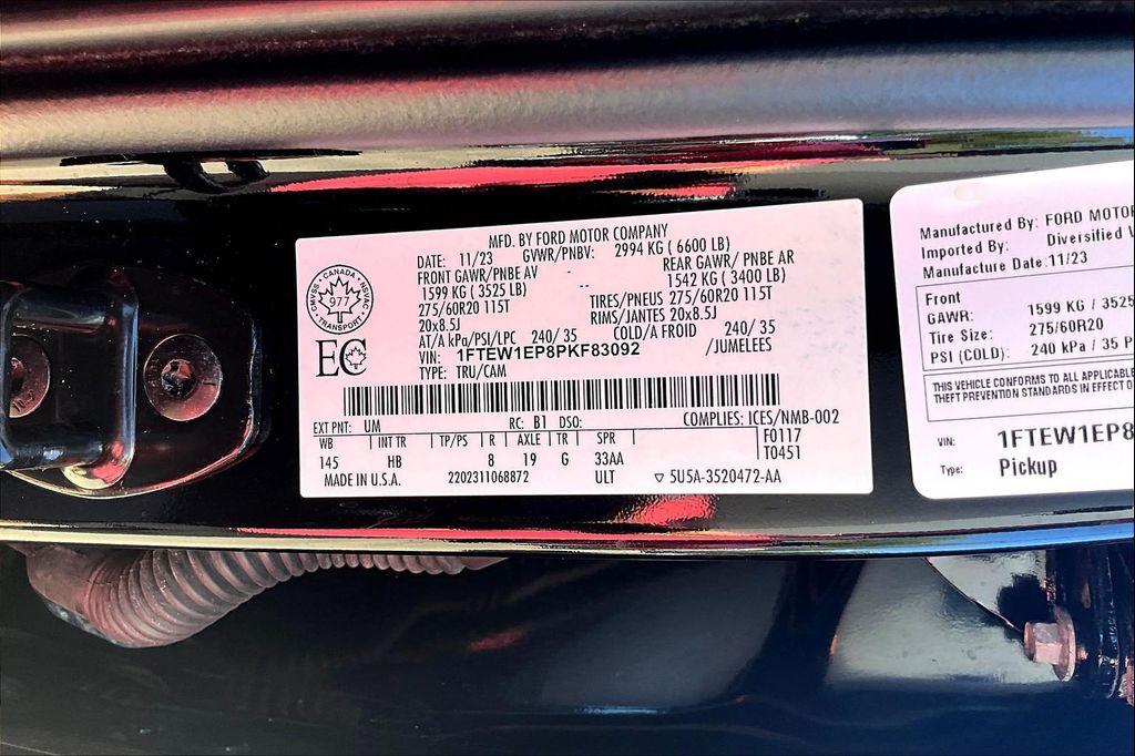 used 2023 Ford F-150 car