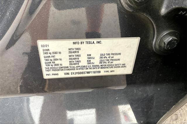 used 2021 Tesla Model Y car, priced at $29,851