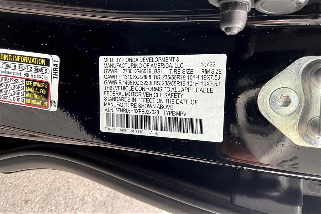used 2023 Honda Odyssey car, priced at $35,789