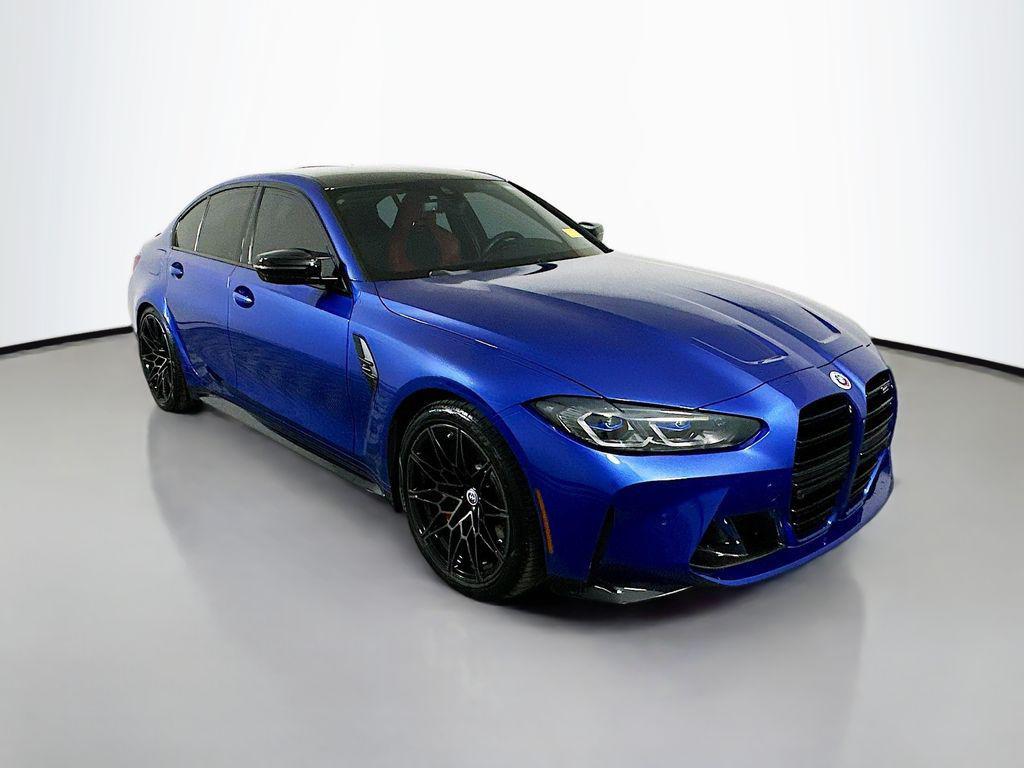 used 2022 BMW M3 car, priced at $75,480