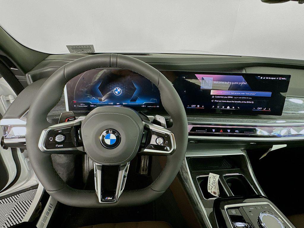 new 2025 BMW 740 car, priced at $108,500