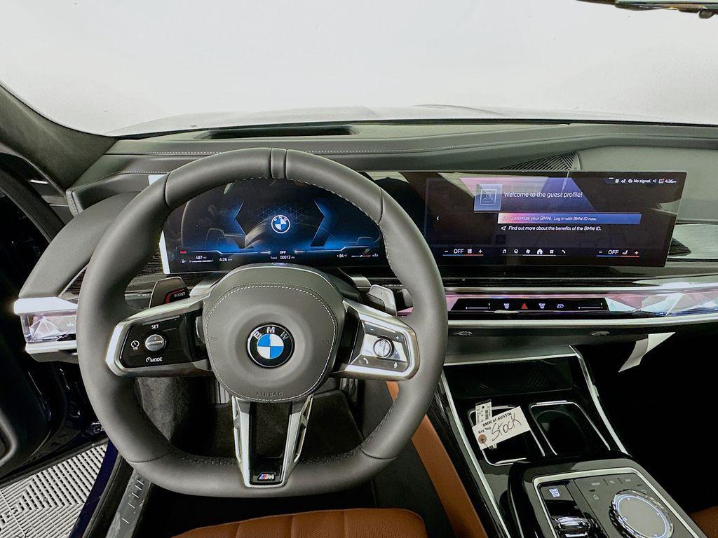 new 2025 BMW 740 car, priced at $117,030
