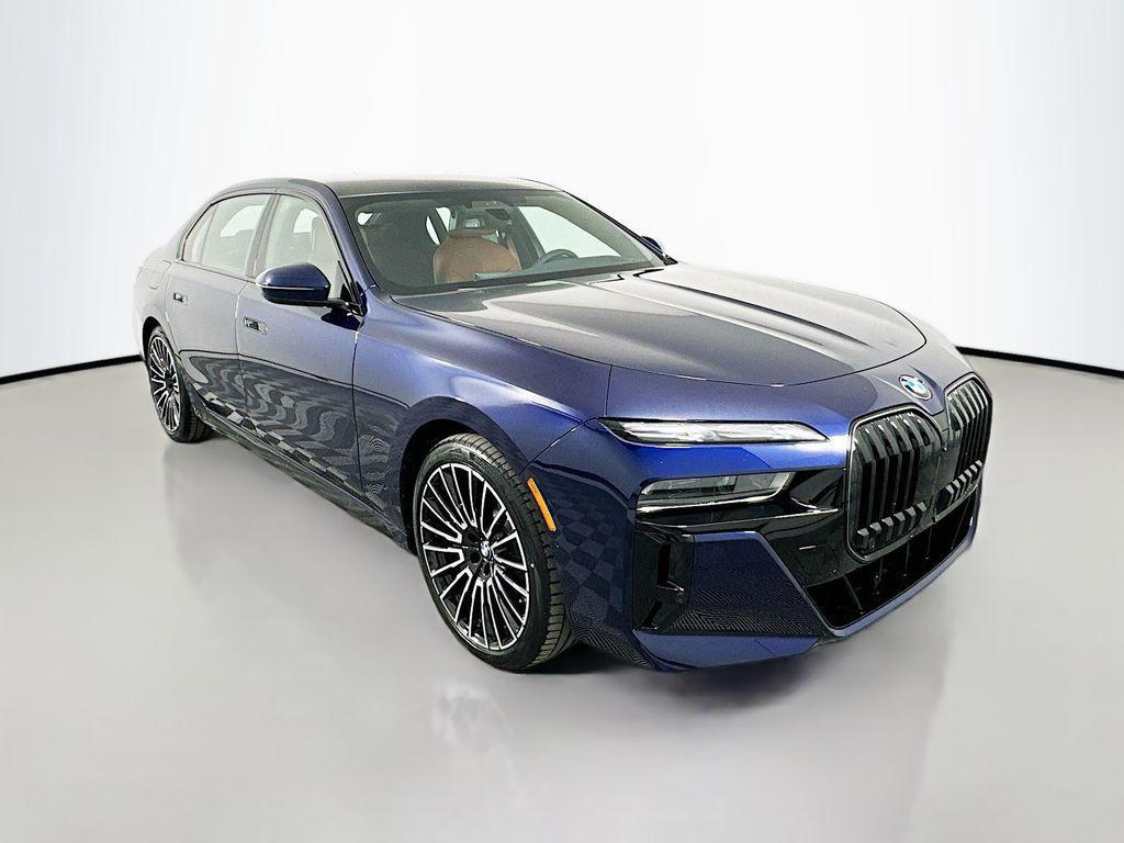 new 2025 BMW 740 car, priced at $117,030