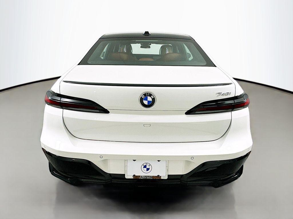 new 2025 BMW 740 car, priced at $112,425