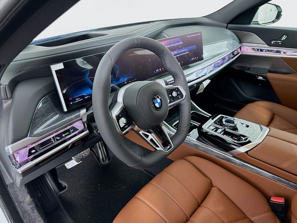 new 2025 BMW 740 car, priced at $112,425