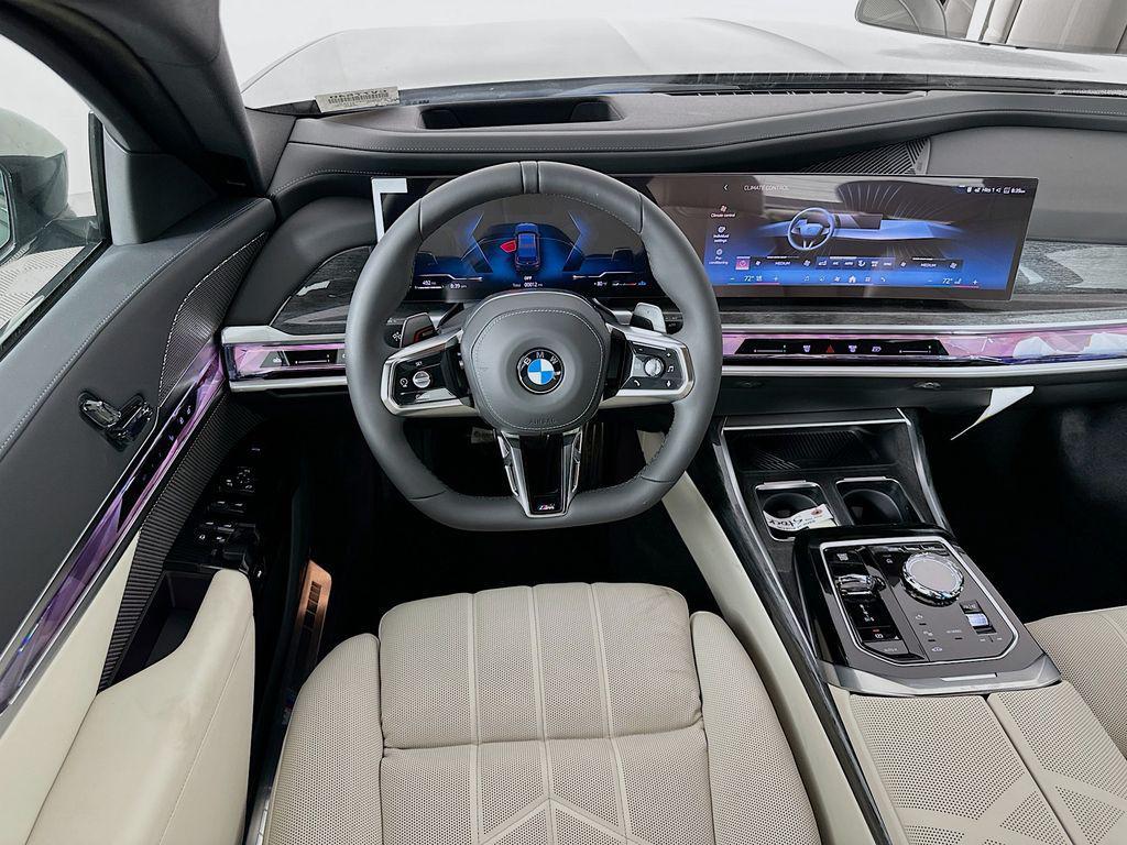 new 2025 BMW 740 car, priced at $112,200