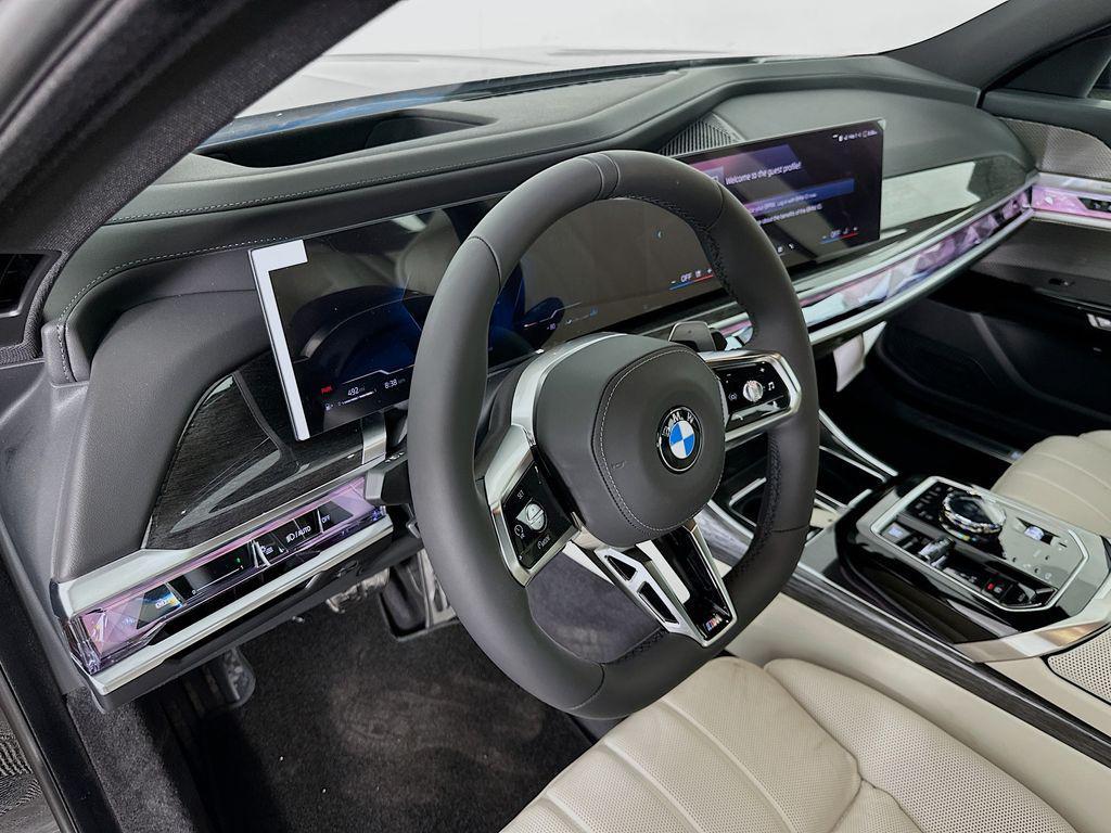 new 2025 BMW 740 car, priced at $112,200