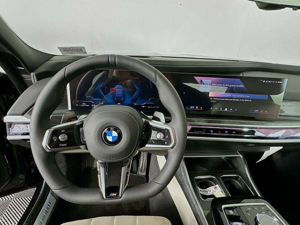 new 2025 BMW 740 car, priced at $112,200